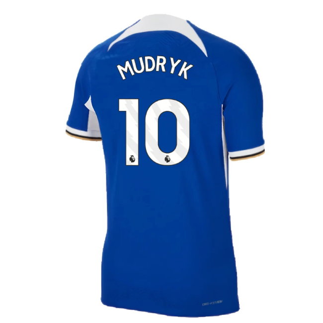 2023-2024 Chelsea Home Authentic Shirt (MUDRYK 10)-SoccerKits Hub | Buy Soccer Jerseys Online